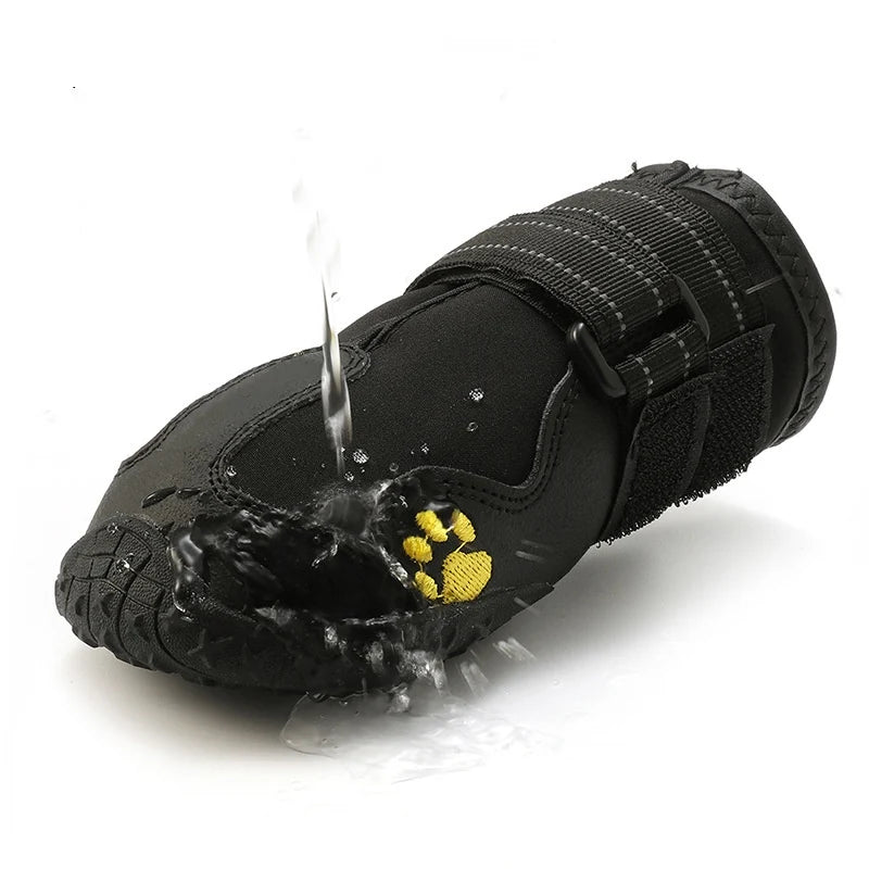 Chillfork Durable Waterproof Dog Boots – Easy to Put On